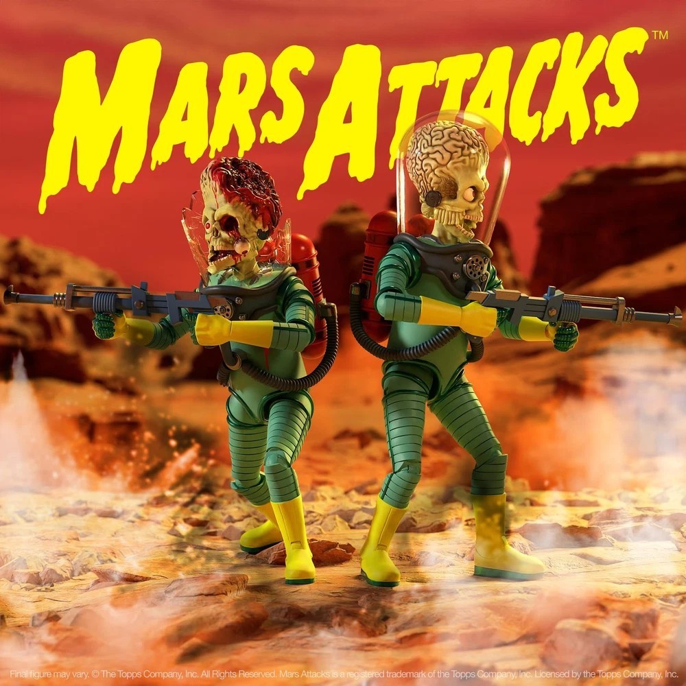 ULTIMATES! Mars Attacks Martian The Invasion Begins – 7&Prime; Mars Attacks Action …