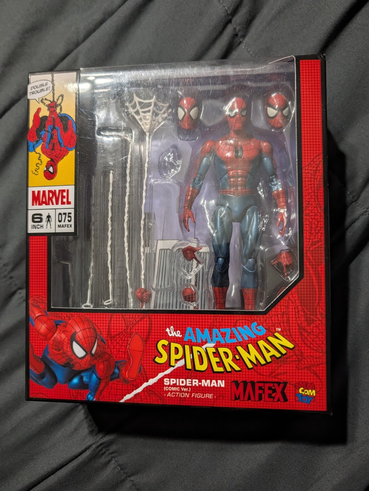 MAFEX No.075 the Amazing Spider-Man Comic Ver. Action Figure Boxed