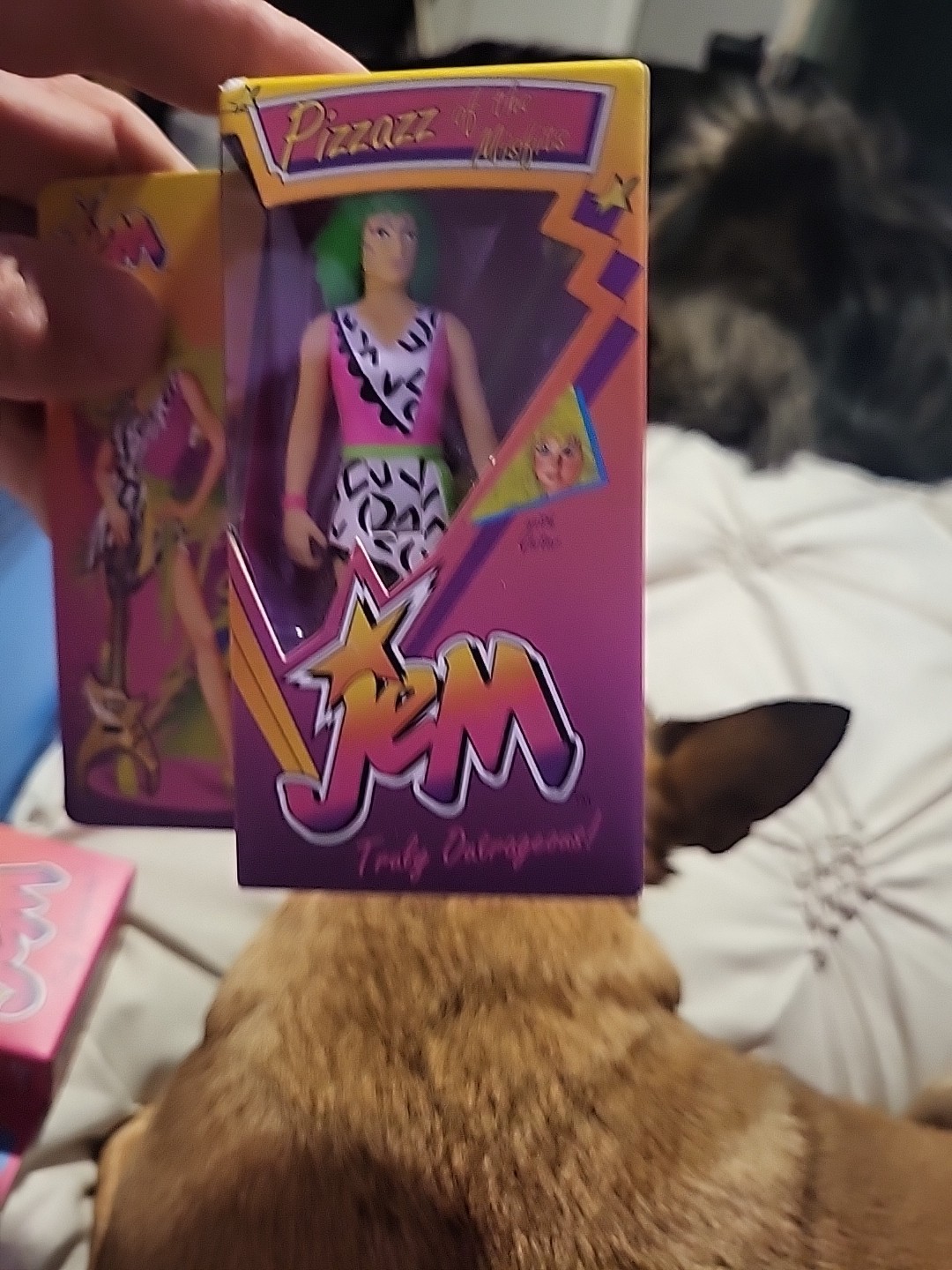Pizzazz And Jem From Jem and The Holograms (Neon) Retro BoxReaction 80s