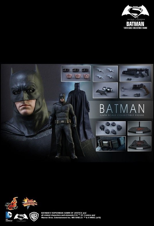 Batman V. Superman Batman Hot Toys Dawn of Justice MMS342