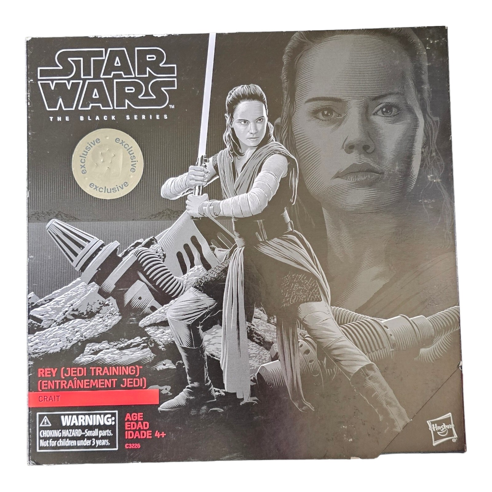 New Star Wars Black Series 6&Prime; REY JEDI TRAINING Toys R Us EXCLUSIVE