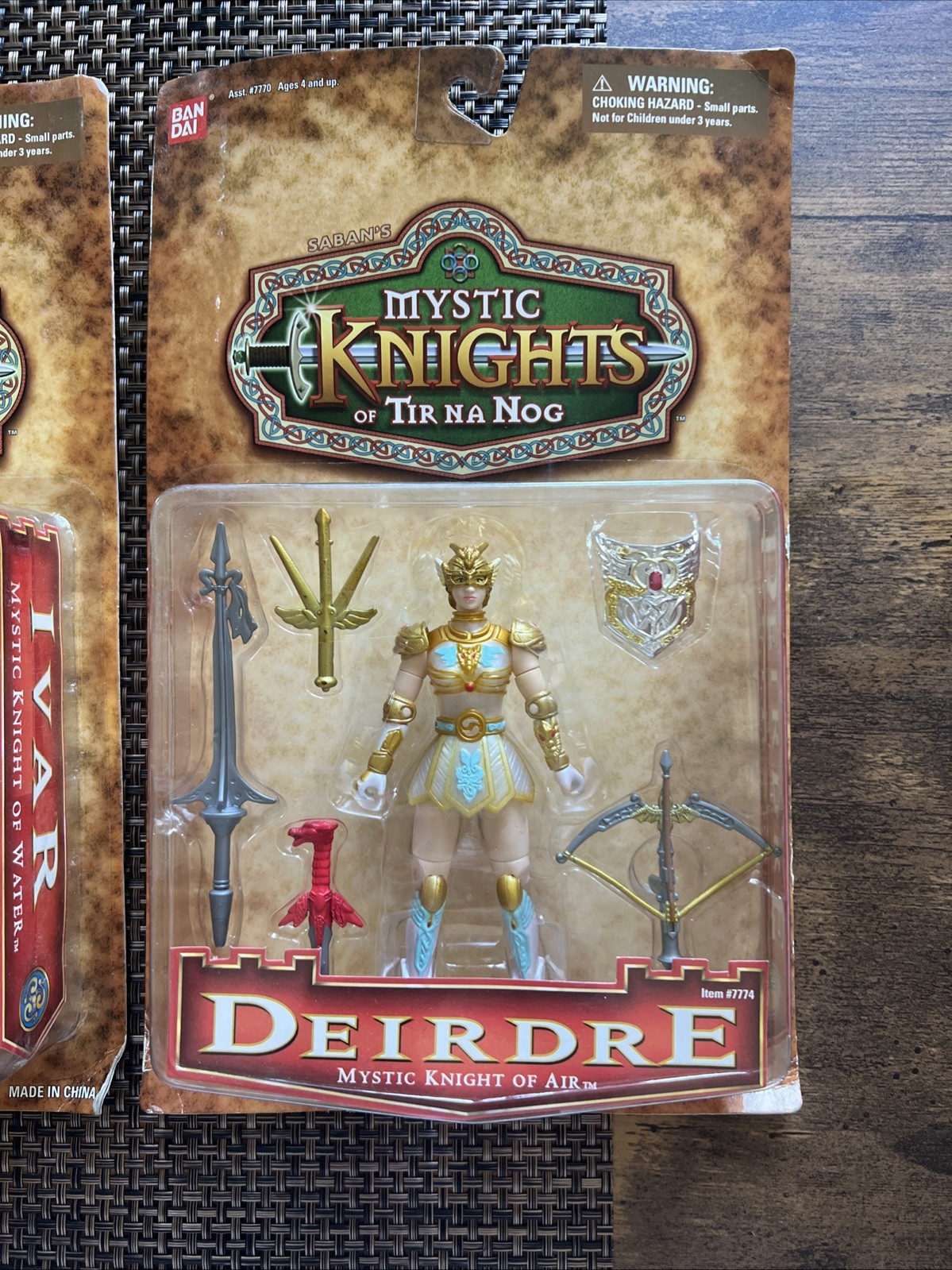Bandai Mystic Knights of Tir Na Nog Ivar & Deirdre Action Figure Armor Set