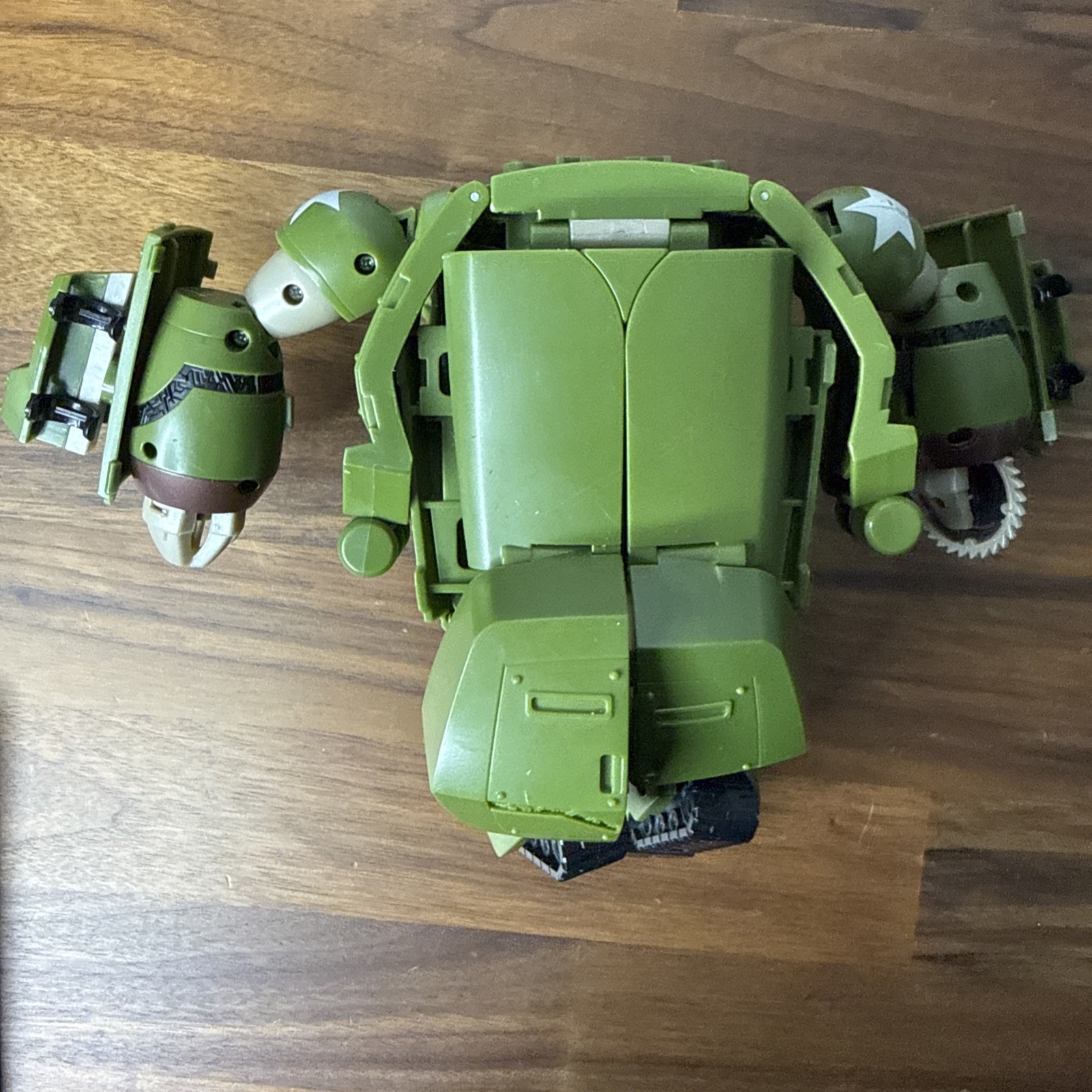 2007 Transformers Leader Class Animated Bulkhead With Headmaster Hasboro – LV55