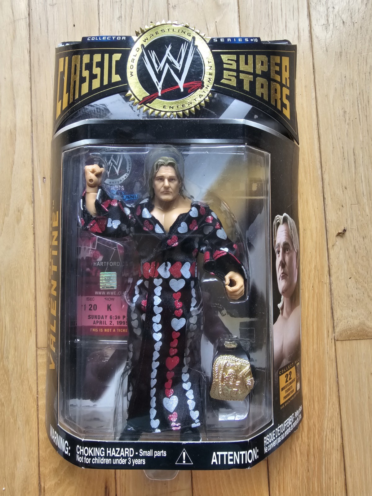 2006 Jakks WWE Classic Superstars Greg Hammer Valentine Series 10 New Box Wear