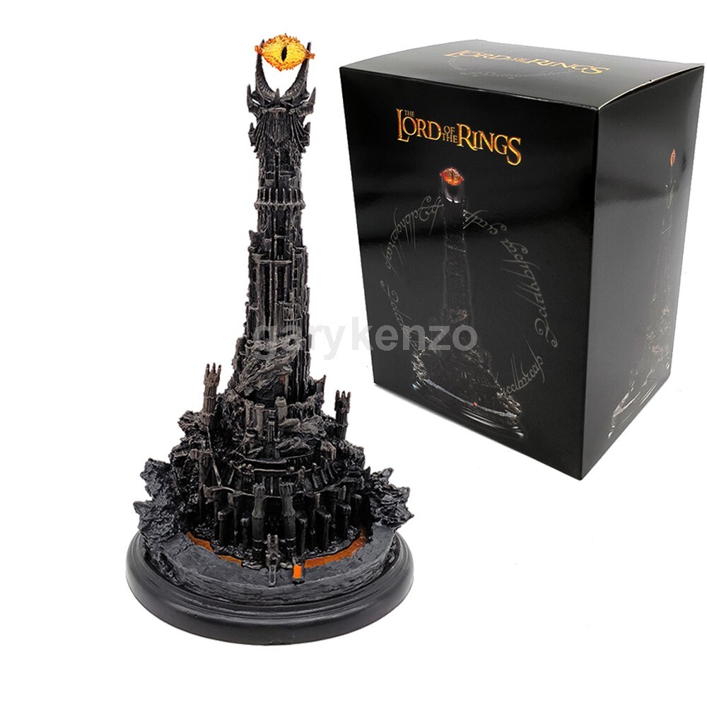 The Lord of the Rings Sauron Tower Eye of Barad-dur Scene Model 7.5in Toy Gift