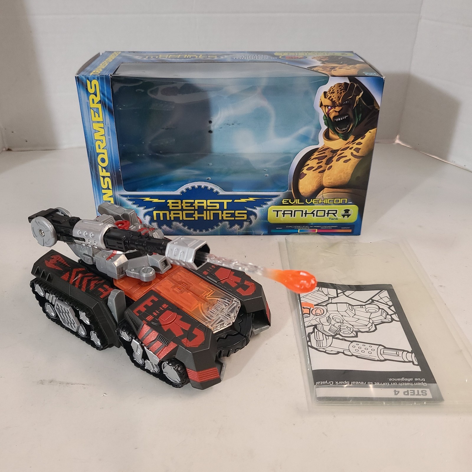 Transformers Beast Wars Beast Machines Mega Class Vehicon Tankor Figure