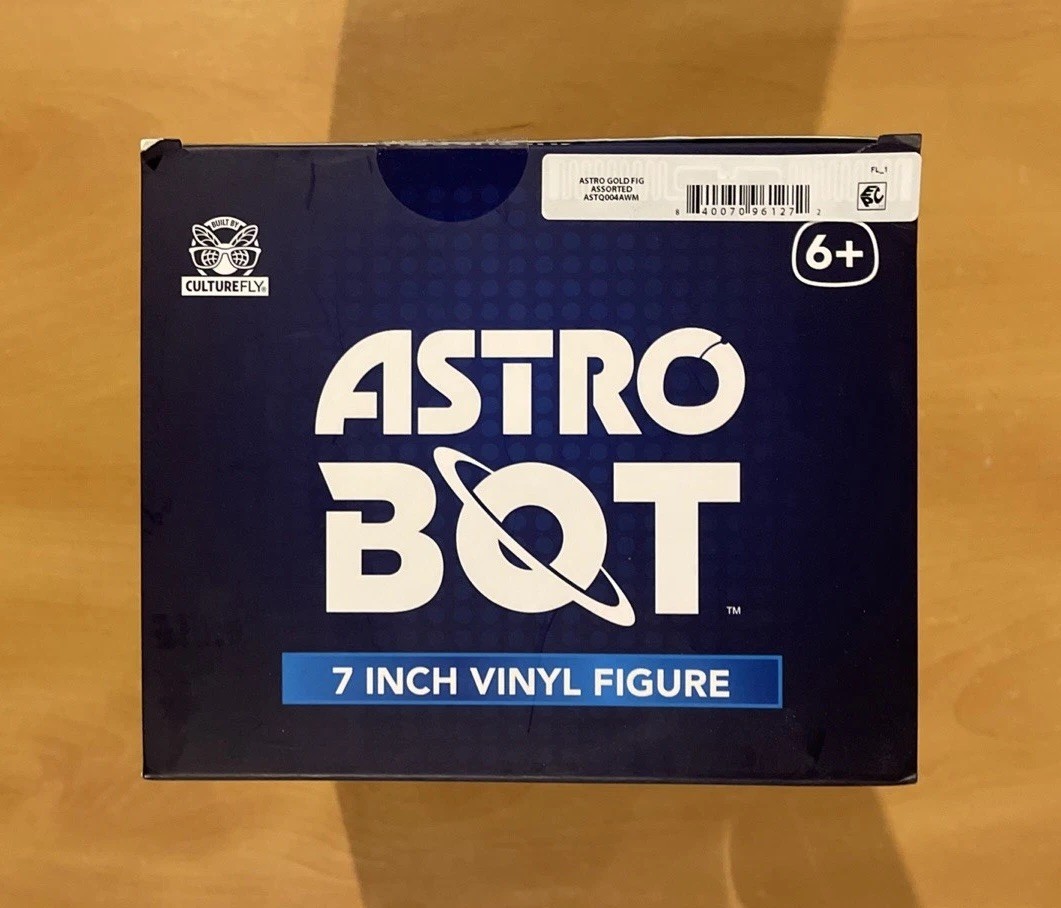 PlayStation Golden Captain Astro Bot 🤖, Culture Fly, 7” Vinyl Figure w/ Stand