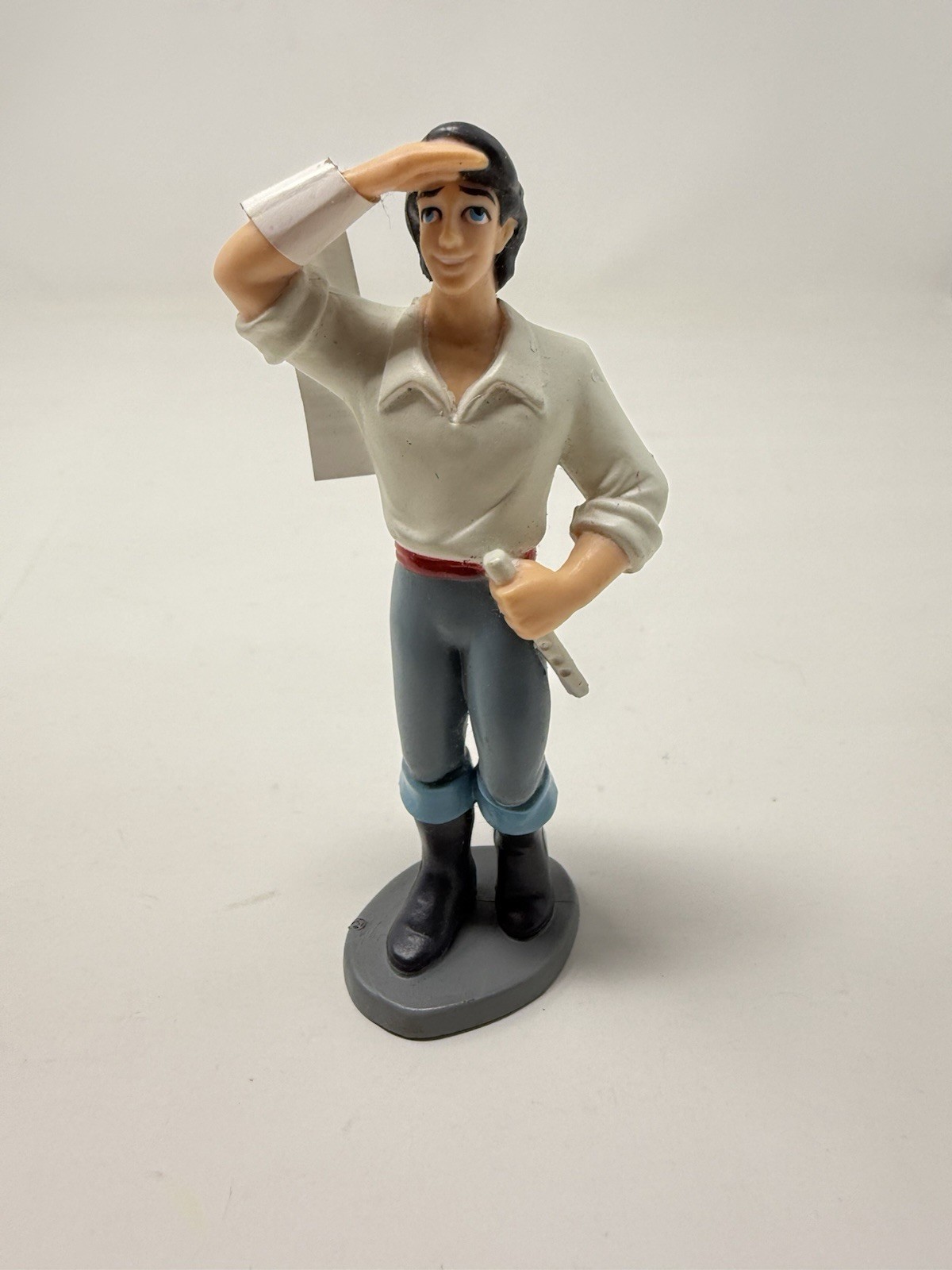 Vintage Disney The Little Mermaid Prince Eric PVC Figure Cake Topper Toy NWT
