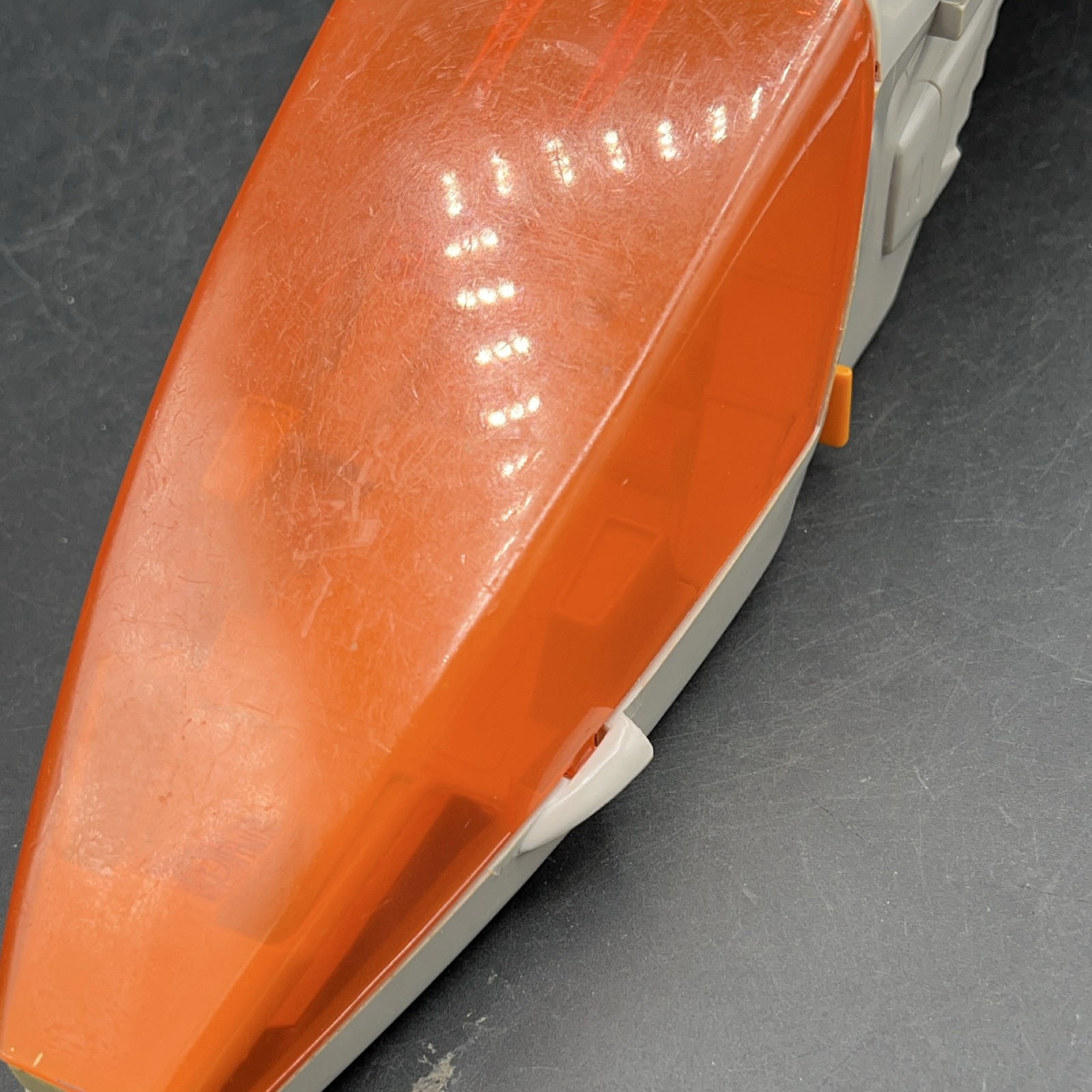 Kenner Silverhawks Sprinthawk 1987 Action Figure Gray Orange Missile