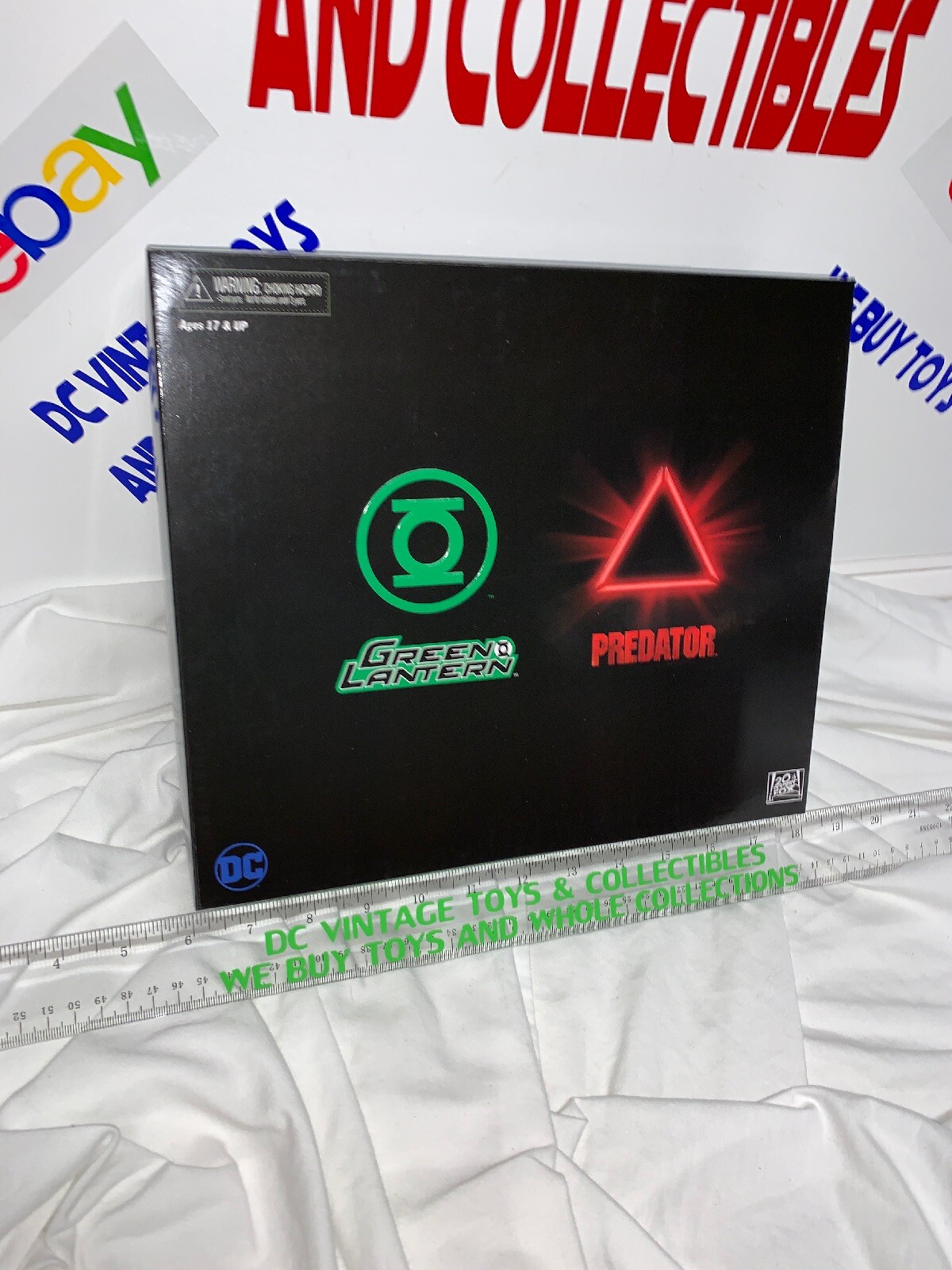 NECA NYCC Green Lantern Yellow Sinestro Predator 2 Pack DARK Horse CASE FRESH