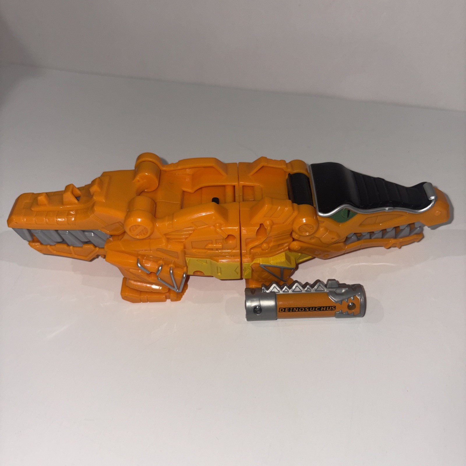 2015 POWER RANGERS Dino Charge DEINOSUCHUS Zord complete w Charger Megazord