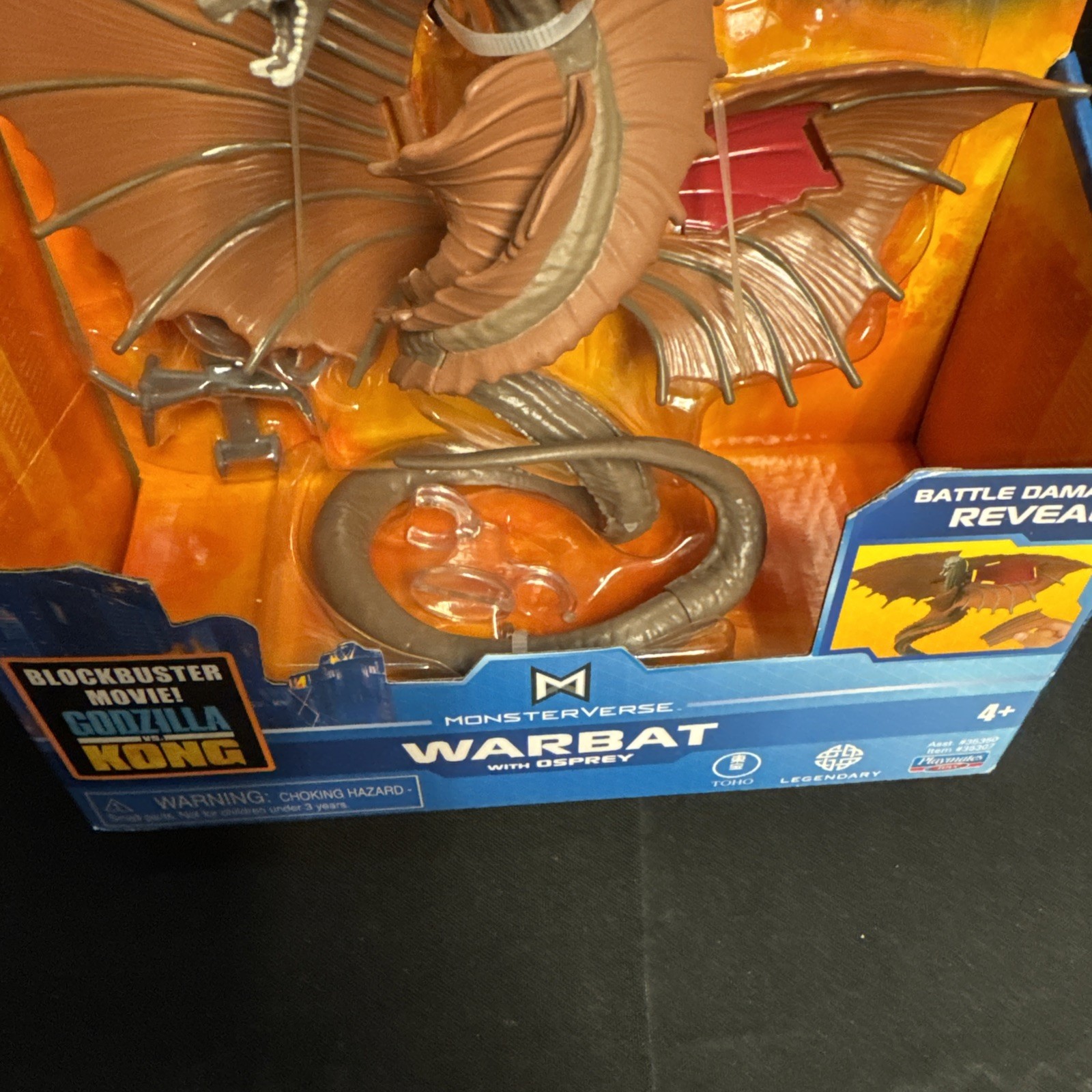 Godzilla Vs Kong Monsterverse WARBAT WITH OSPREY 6 Inch Playmates 2020 NEW