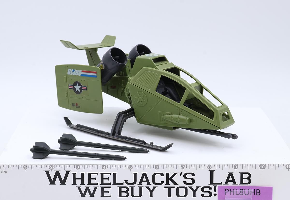 Sky Hawk 100% Complete 1984 G.I. Joe Hasbro Vintage Action Figure Vehicle