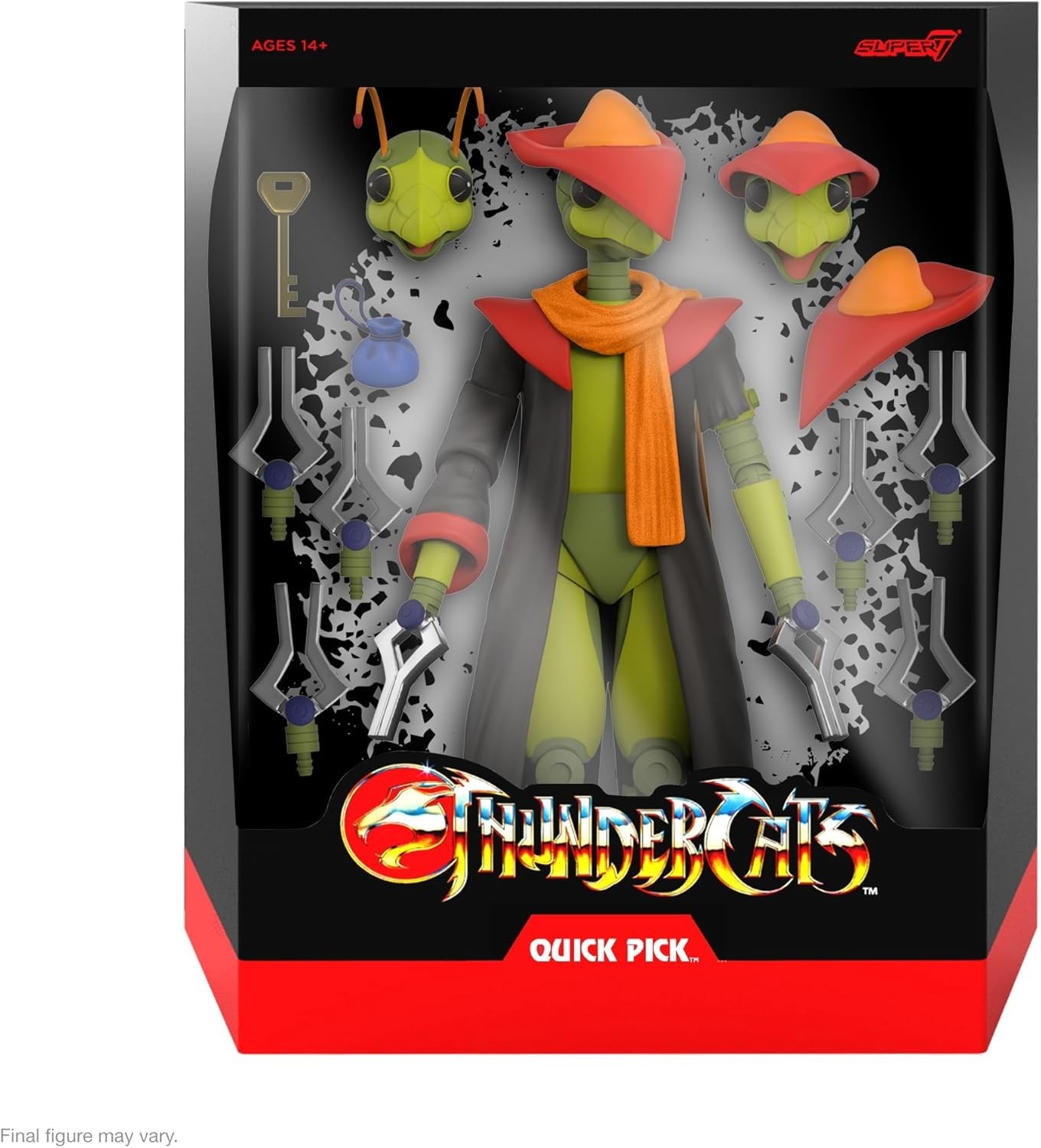 7-Inch Action Figure with Interchangeable Heads, Hands and Adventure Accessories