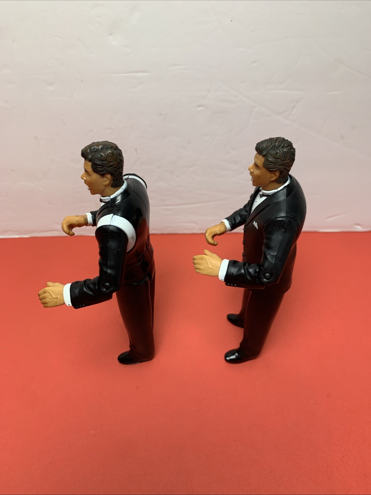 2 1999 Marvel Entertainment Michael Buffer Boxing WWF WWE UFC Announcer Figures