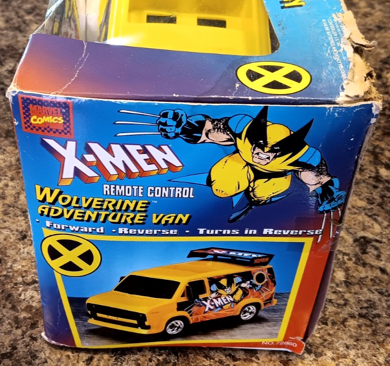 X- Men Wolverine Remote Control Adventure Van 1996 MARVEL COMICS Legend Toy Biz