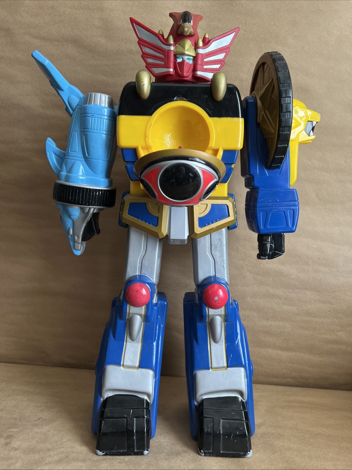 Vtg Power Rangers Ninja Storm Jumbo Megazord 24” Inches Tall