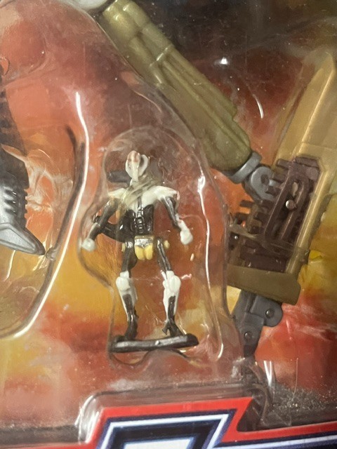 💥🚀🤖 STAR WARS TRANSFORMERS 2005 GENERAL GRIEVOUS WHEEL BIKE SPIN DISK SEALED
