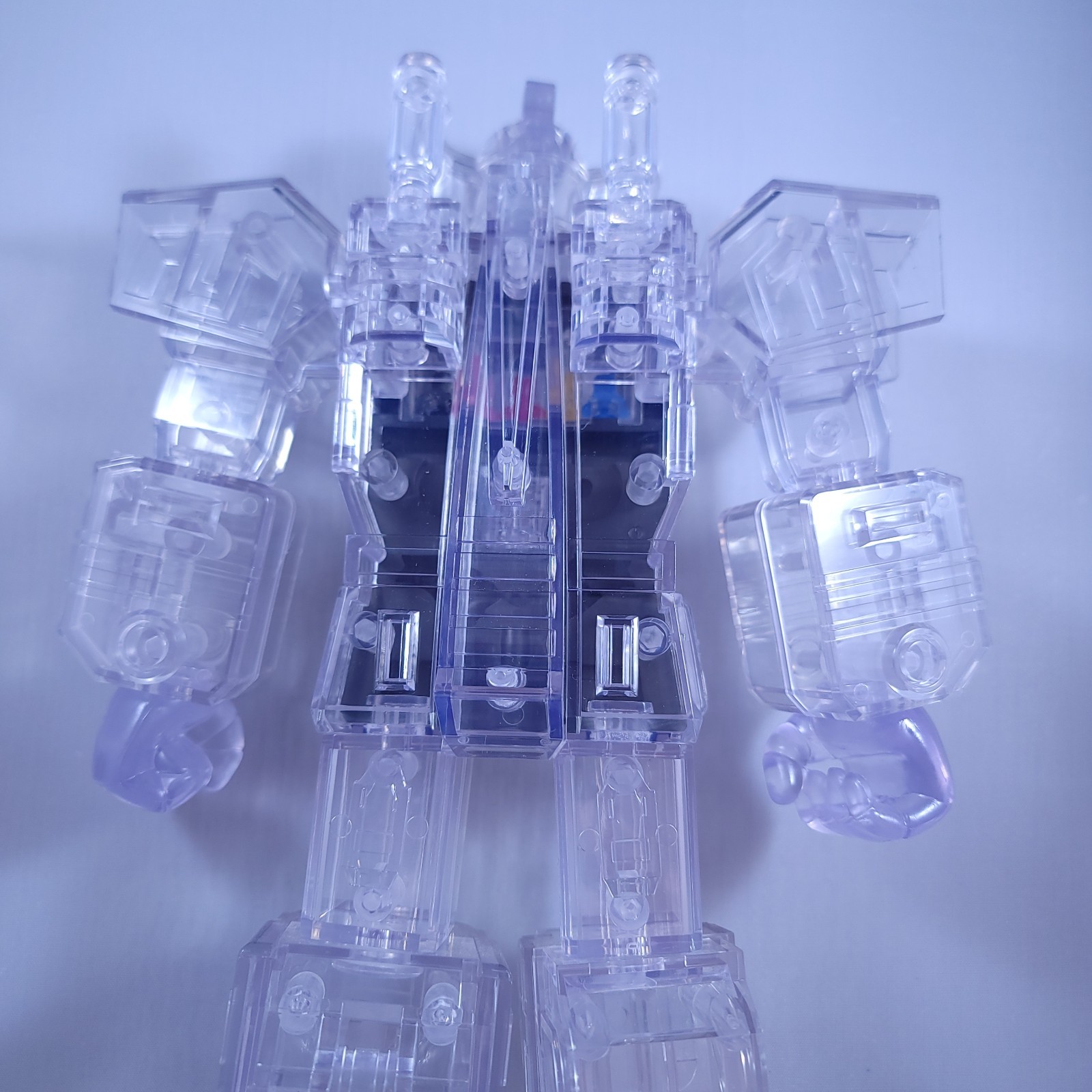 Super7 Cyborg Mighty Morphin Power Rangers Megazord Clear Figure – No Box
