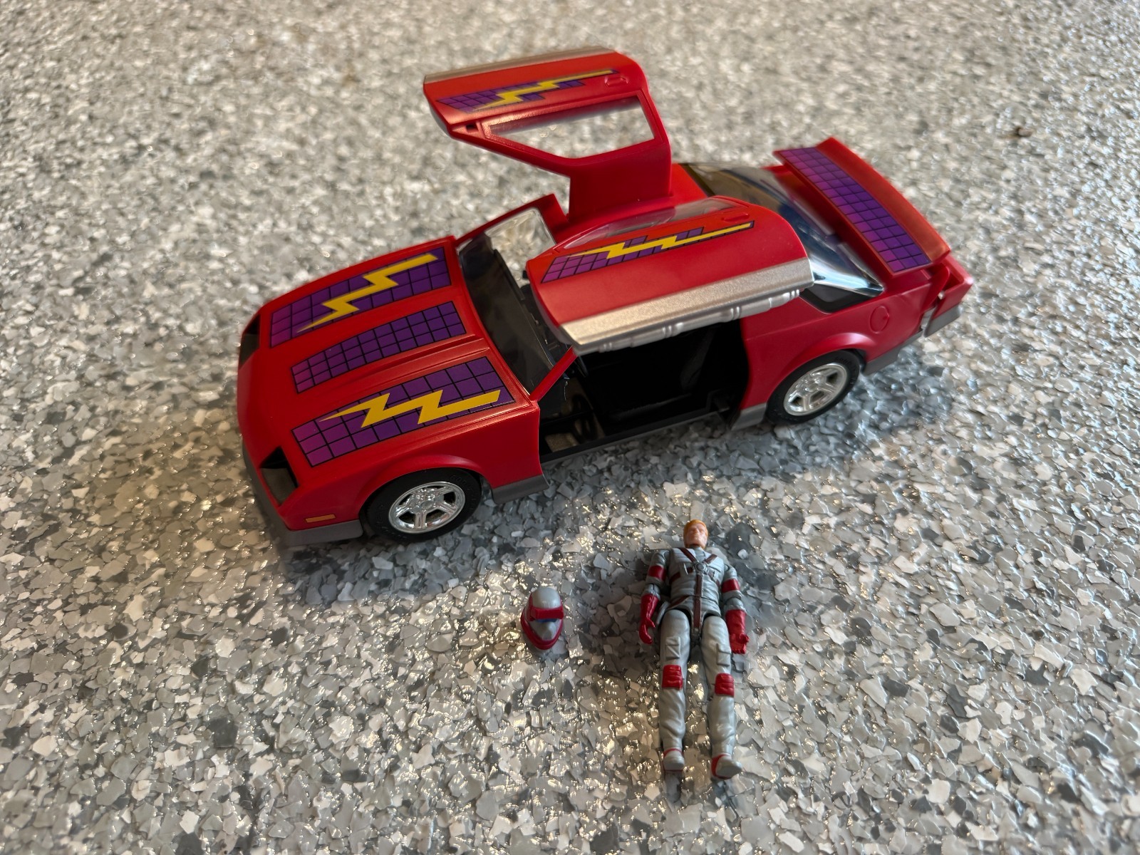 RARE M.A.S.K. Ramen Toys Makina RED GULLWING Thunderhawk TEST SHOT PROTOTYPE