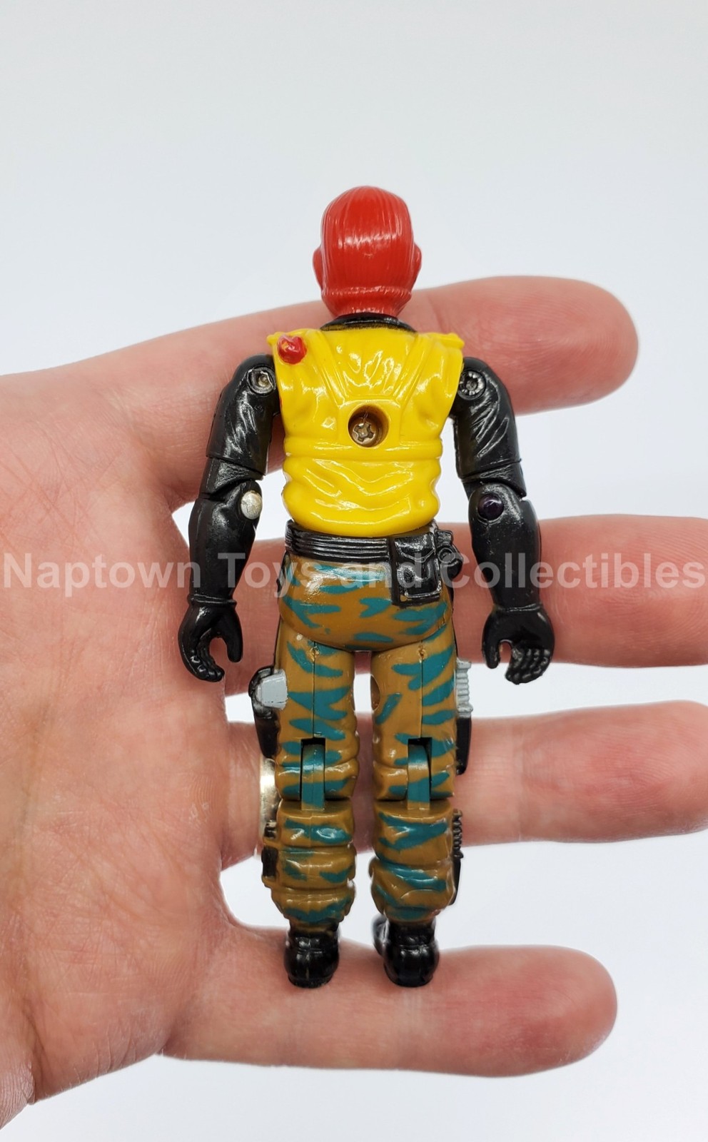 GI JOE FUNSKOOL RED YELLOW BEACH HEAD VARIANT FIGURE COMPLETE FUNSKOOL INDIA