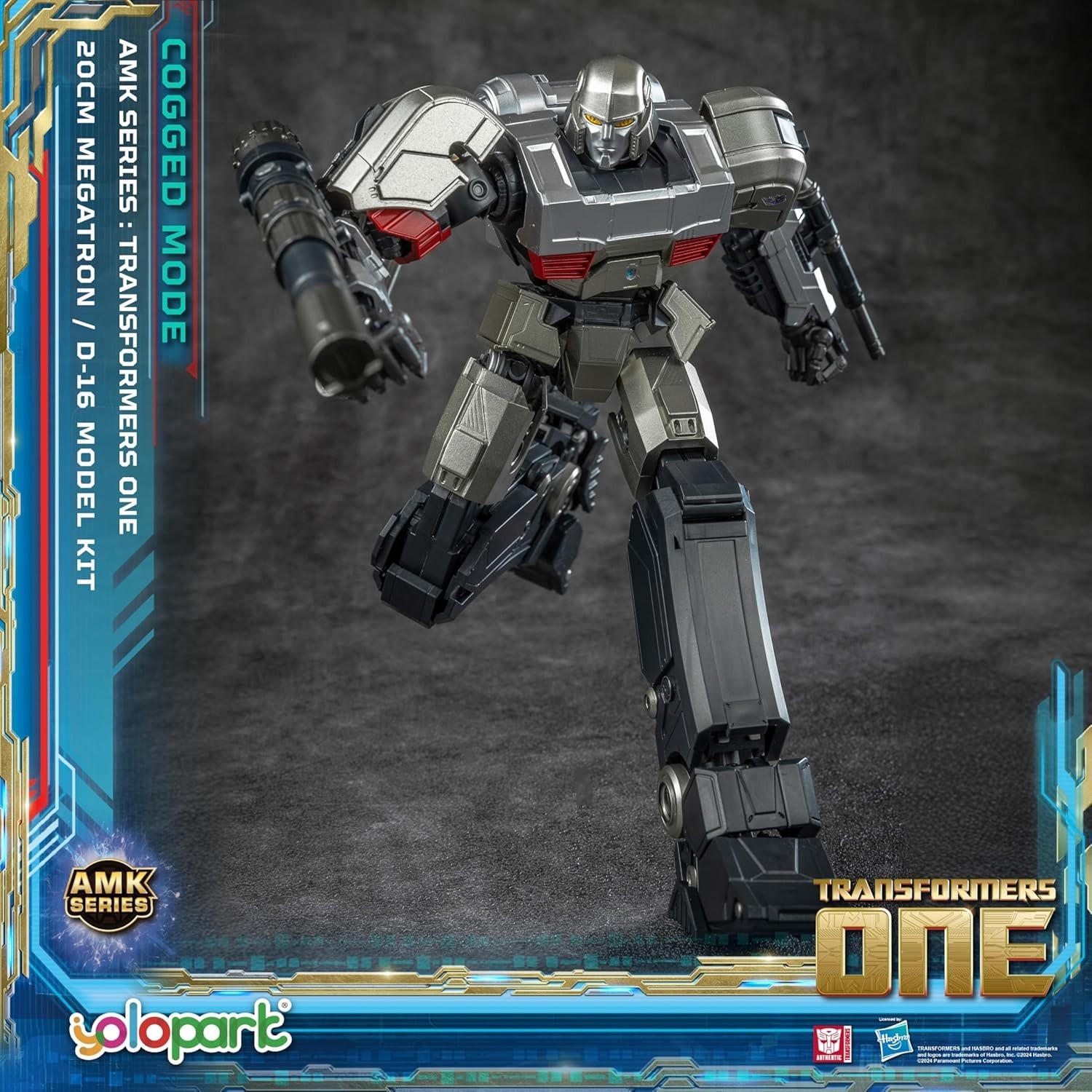Yolopark Transformers One Megatron D-16 Cogged Bot AMK Series 20cm Model Kit