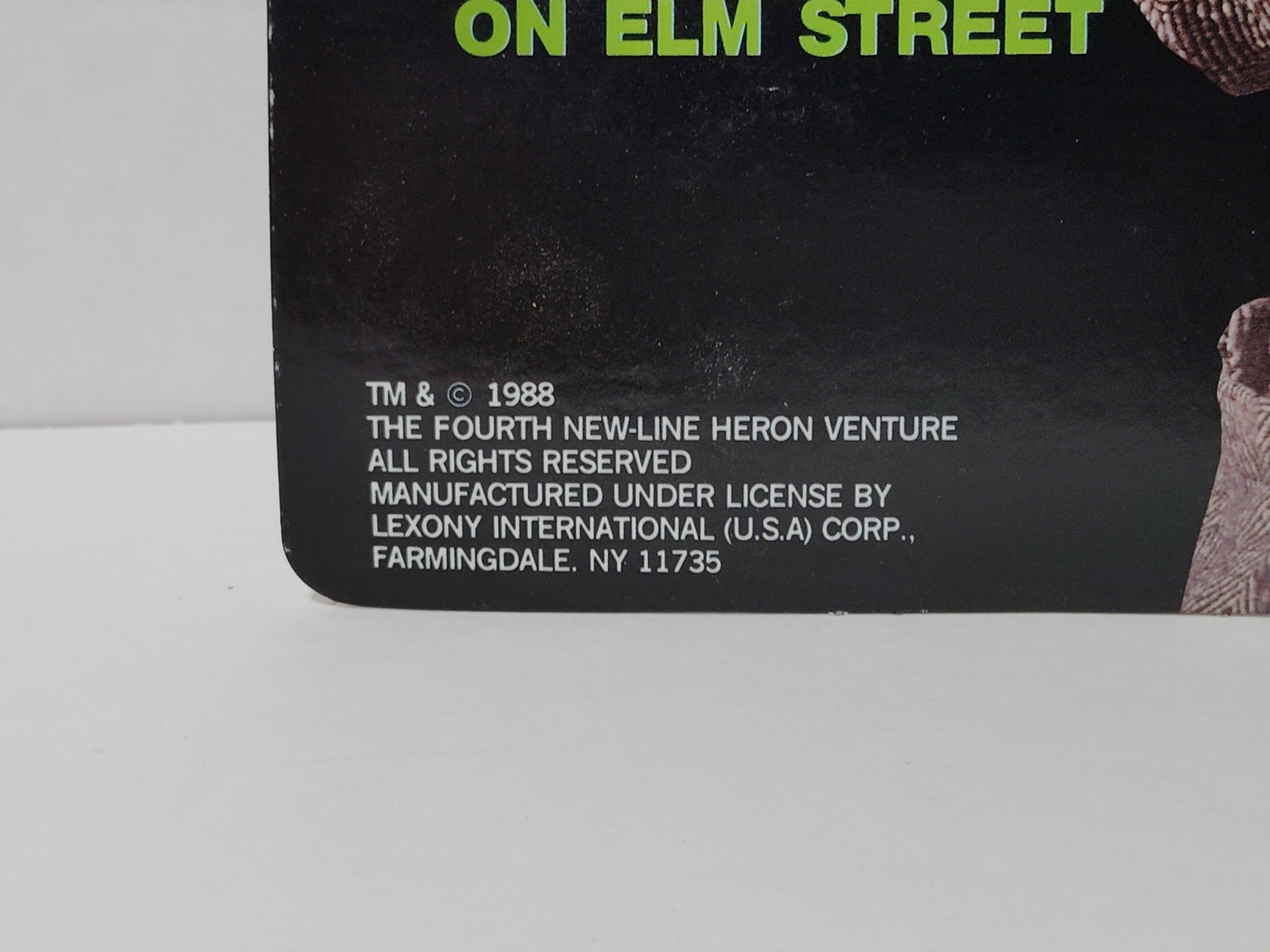 Vintage Freddy Krueger From A Nightmare on Elm Street Stick-Up Figure 1988