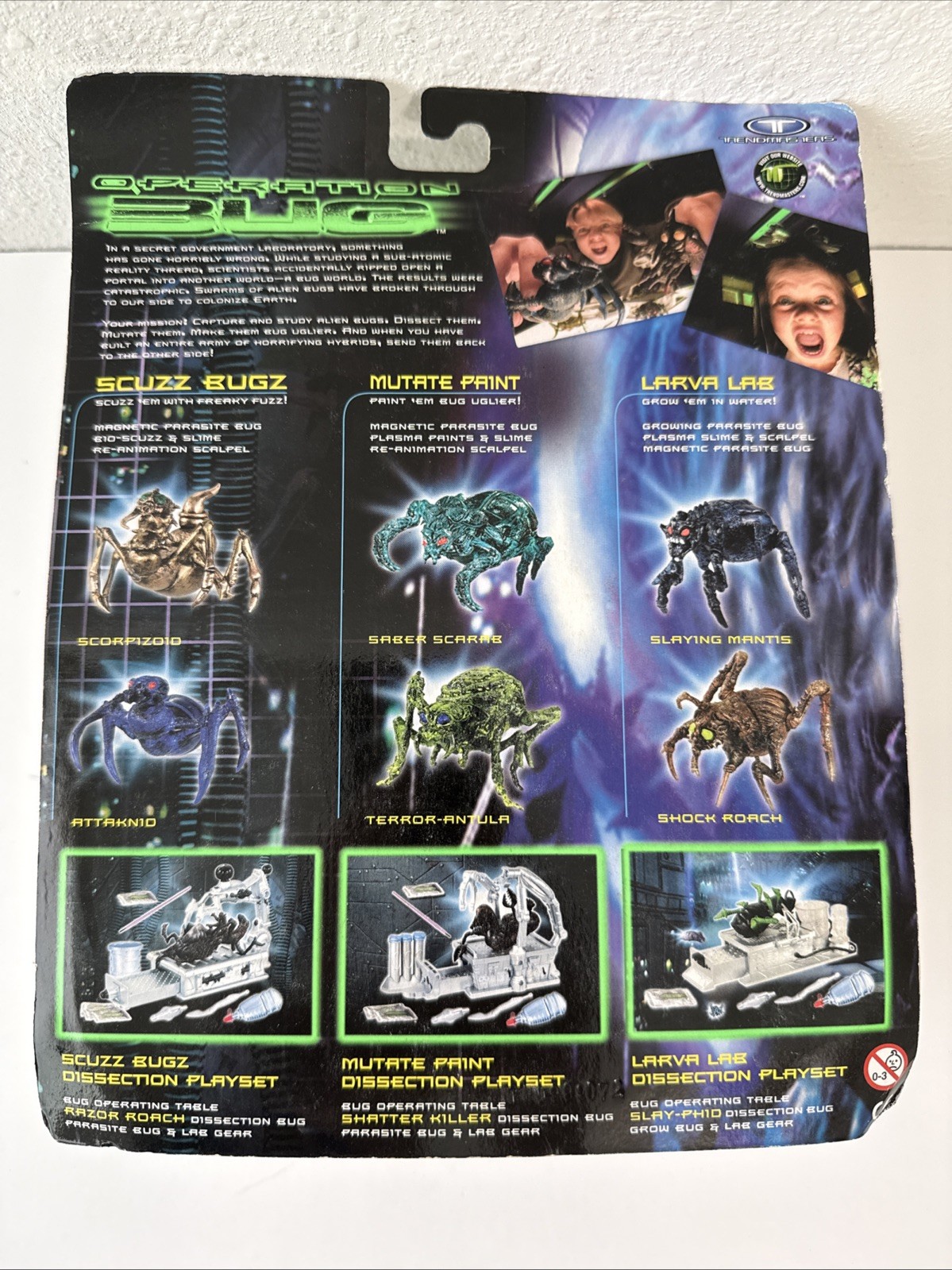 Vintage Operation Bug Scorpizoid Scuzz Bugz Trendmasters 1999 New Sealed