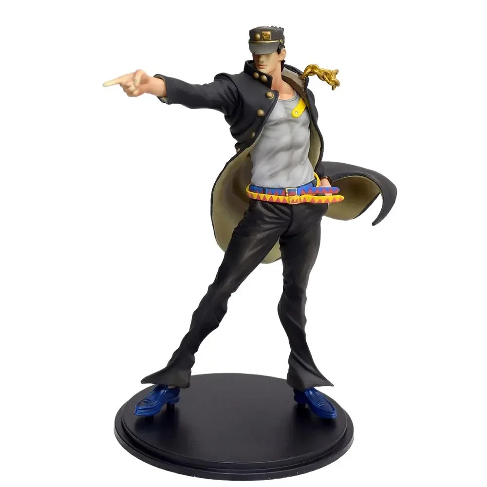 17CM Anime JoJo&rsquo;s Bizarre Adventure Figure Jotaro Kujo Stand Animation Model Toy