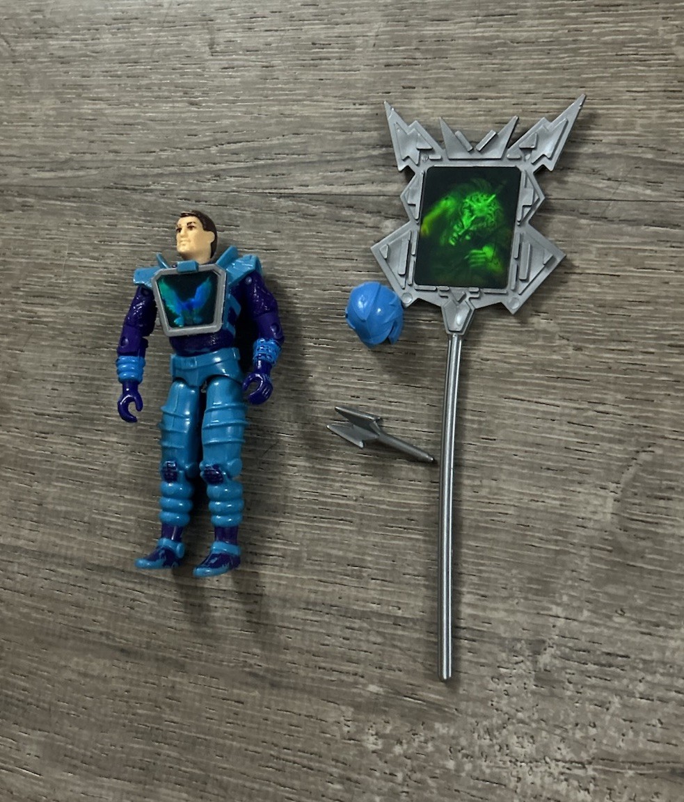 Visionaries Arzon Action Figure Weapon Helmet Chest Plate Staff Complete READ
