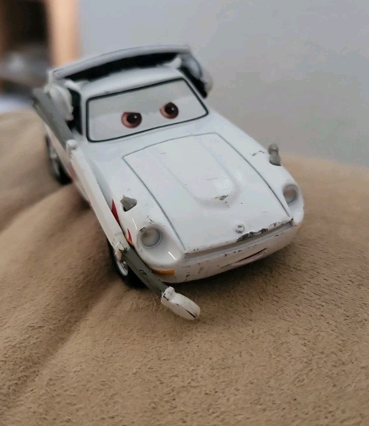 RARE Disney Pixar Cars 2 Mach Matsuo Shu Todoroki Crew Chief WGP Mattel