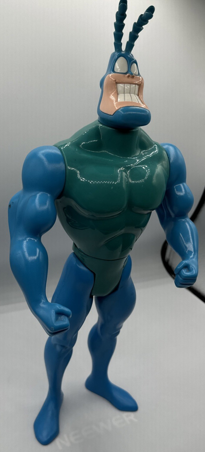 The Tick ‘Bounding Tick’ Talking Action Figure – Bandai 1994 Fox Kids 16” Tested