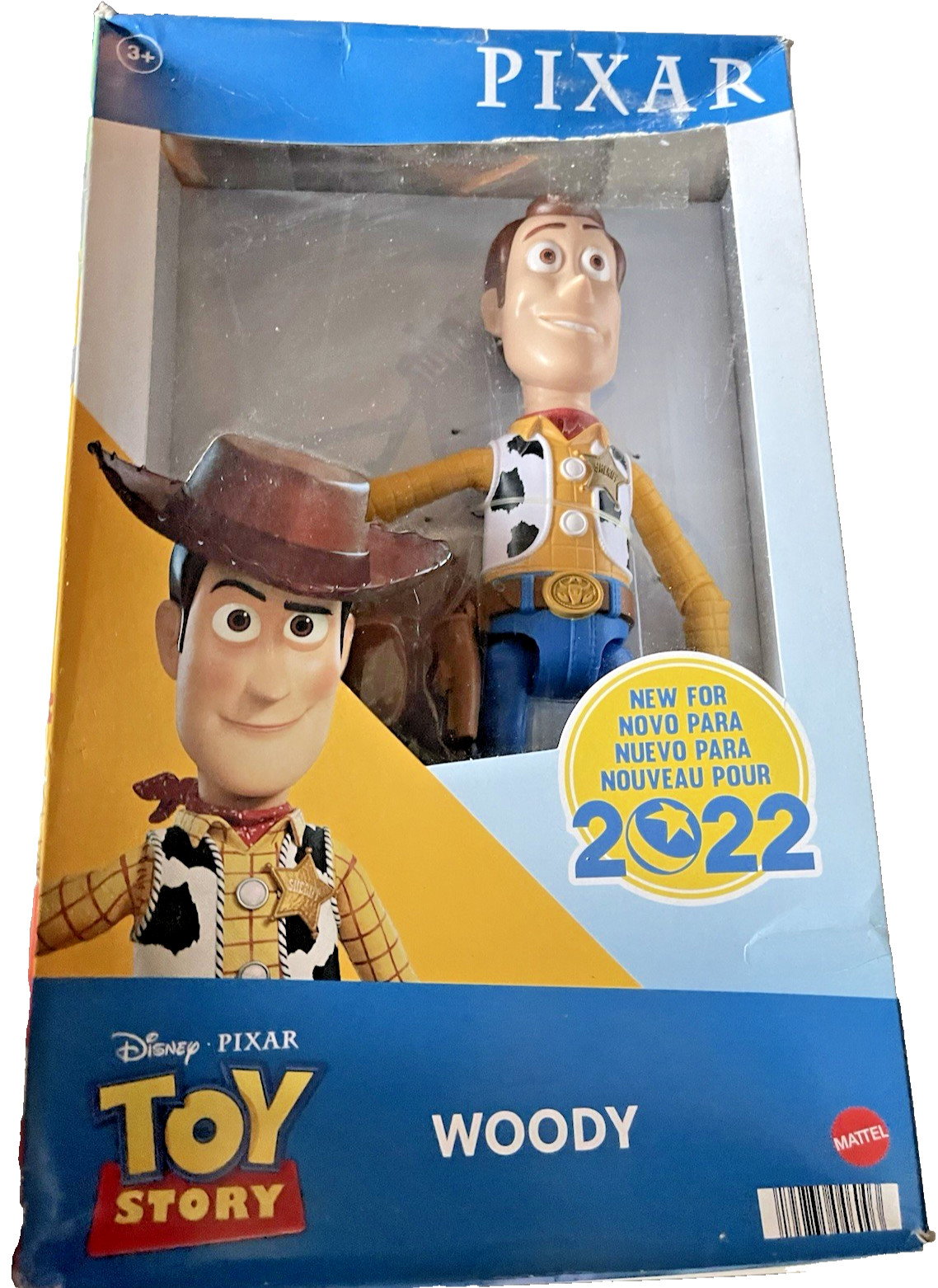 Mattel Disney and Pixar Toy Story Large Action Figure, Posable Woody Collectible