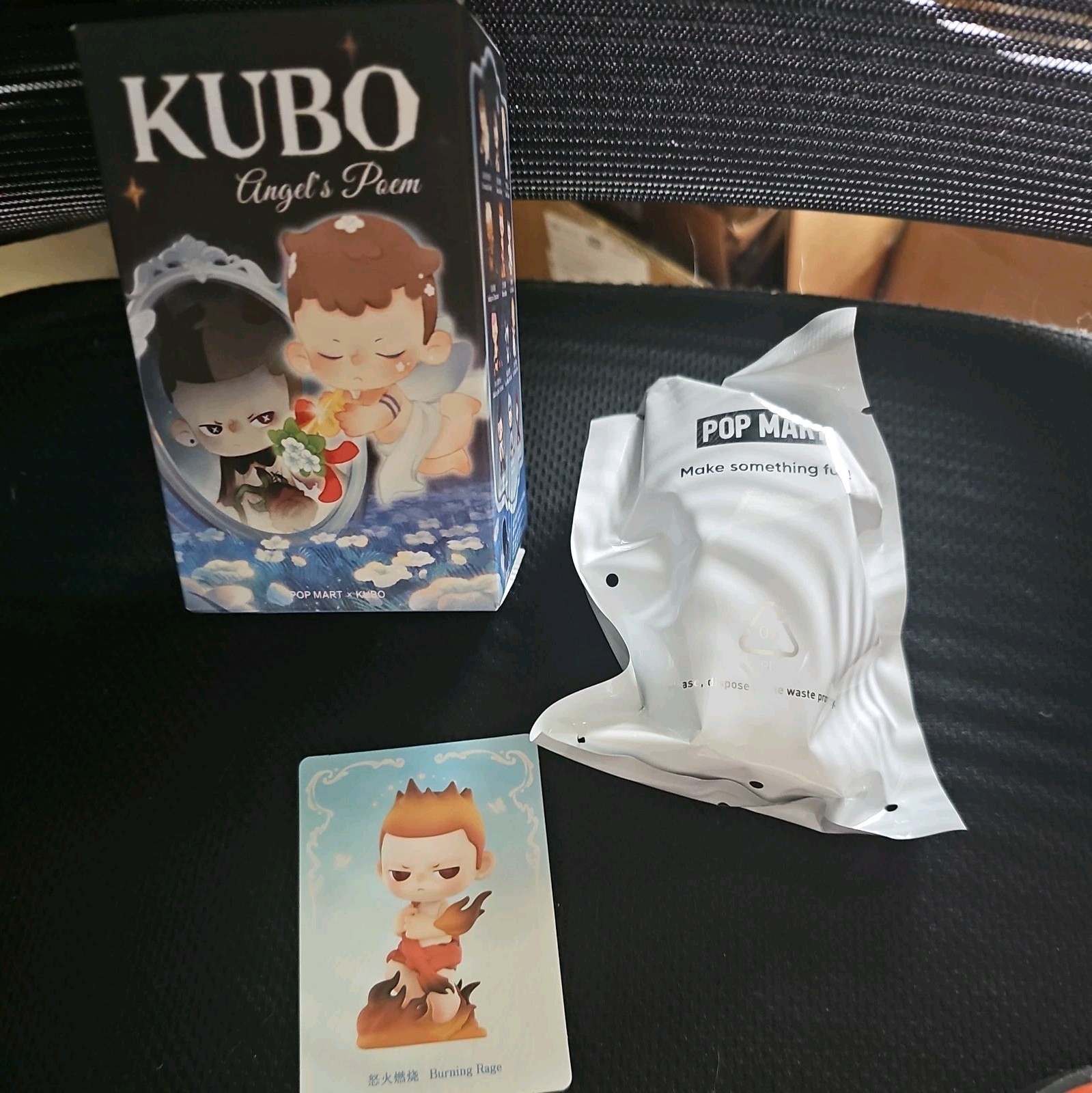 KUBO Angel&rsquo;s Poem Series Blind Box Figures Toy Confirmed-BURNING RAGE