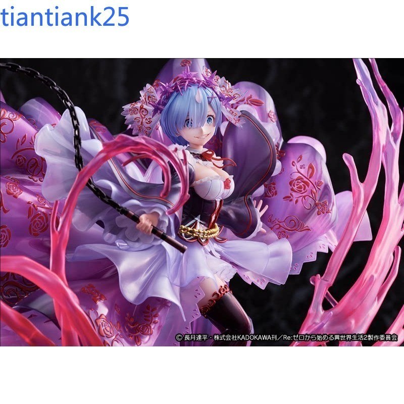 Re:Life in a different world from zero Rem Crystal Dress Ver Anime Figure Model