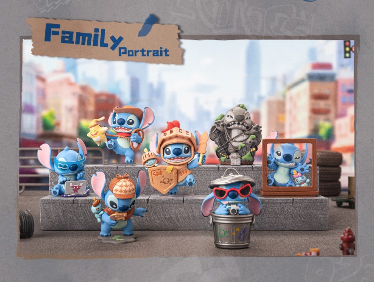 TOPTOY Disney Stitch City Adventure Series Blind Box Figure Brand New Toy NEW