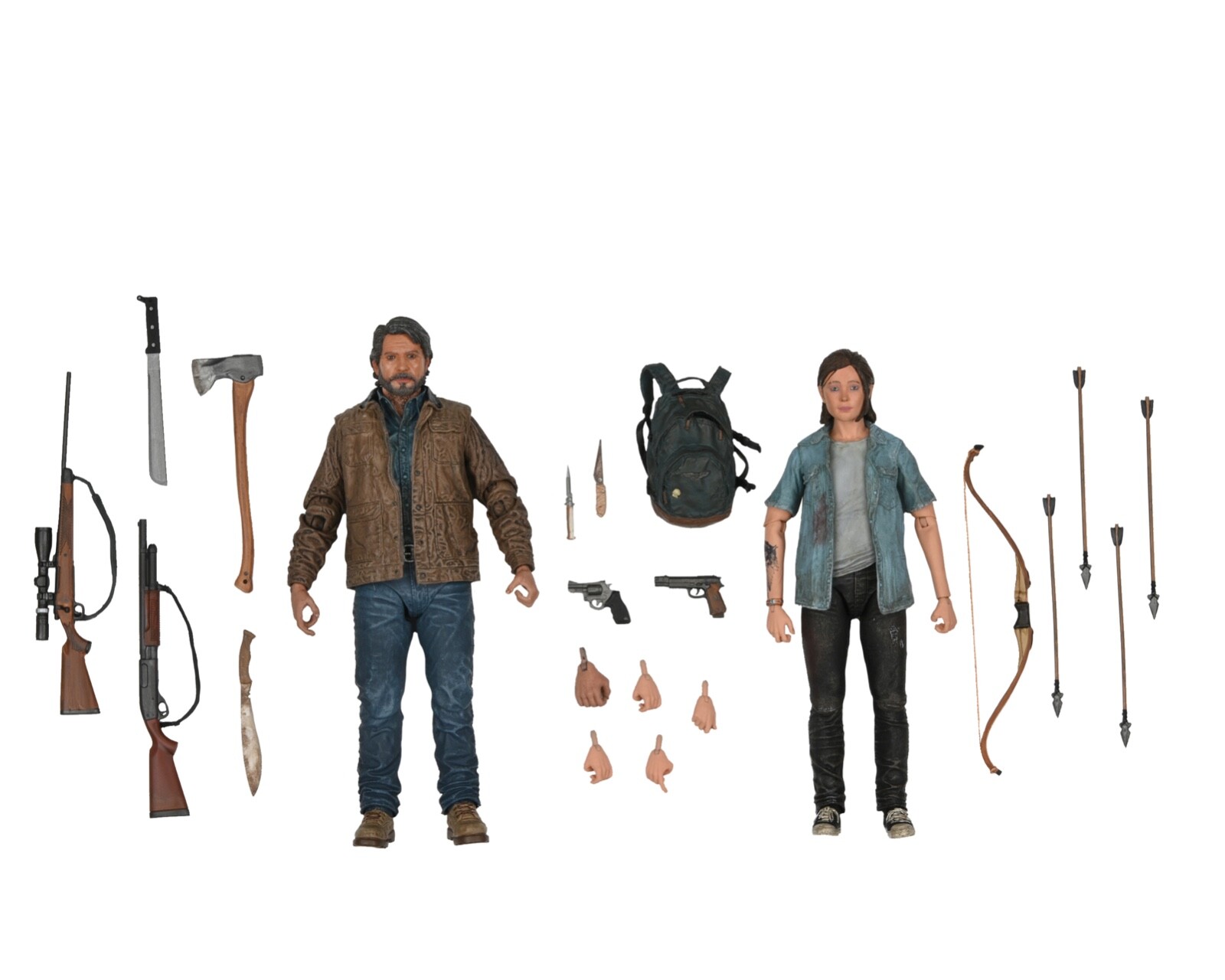 The Last of Us 2: Ultimate Joel and Ellie 7&Prime; Scale Action Figure 2-Pack