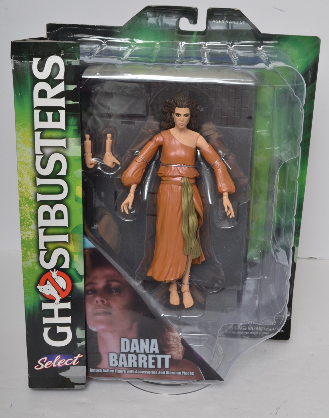 GHOSTBUSTERS DANA BARRETT 7&Prime; Action Figure Diamond Select NEW ROOFTOP SCENE