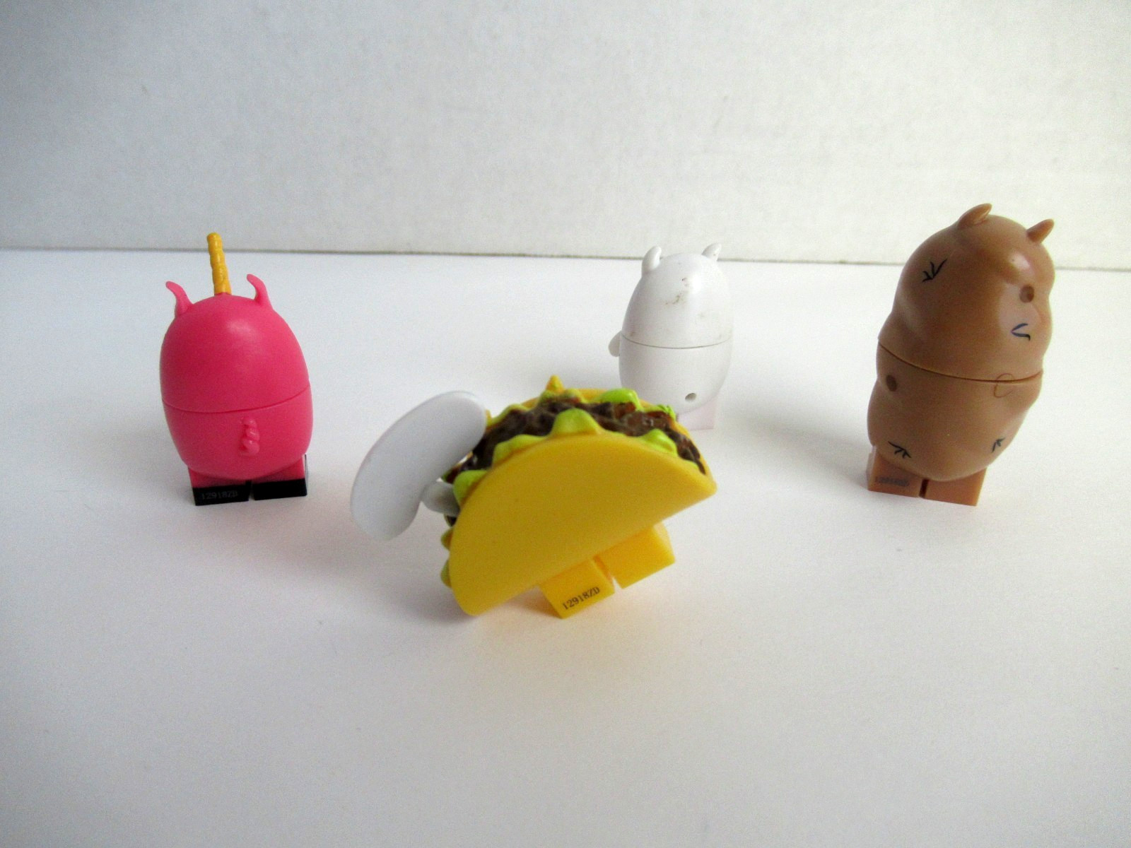 4 EXPLODING KITTENS Blind Bag Mini Figures Construction BUILDABLE