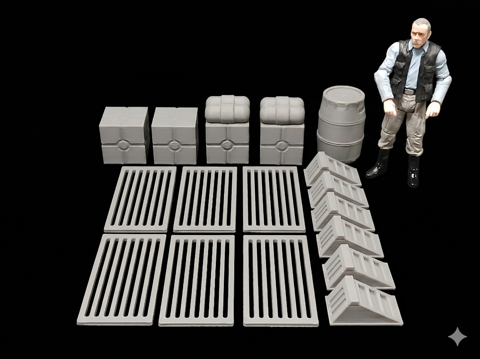 Hoth ECHO BASE ACCESSORY PACK LOT 1:18 scale FIGURE DIORAMA DISPLAY STAR WARS
