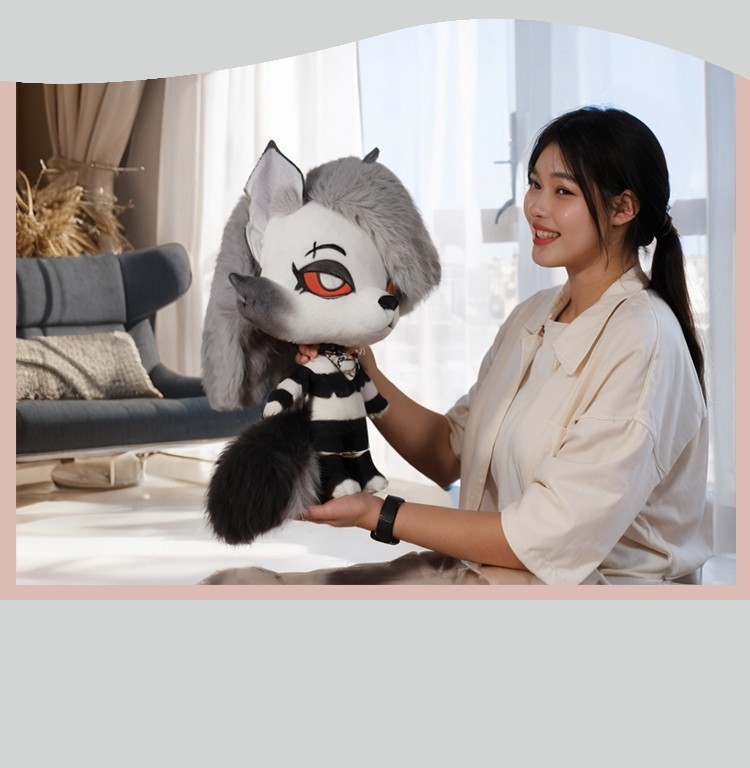 Helluva Boss Loona 18&Prime; Plush Doll Soft Stuffed Pillow Toy Ornament Birthday Gift