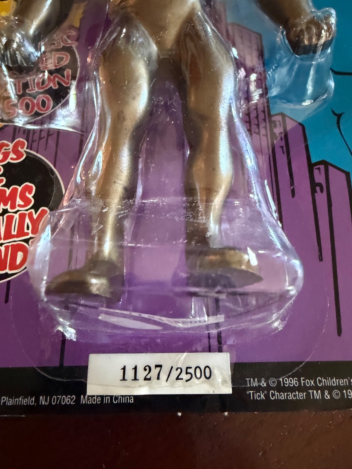 The Tick Action Figure Lot – Bendable – The Tick, Metallic, Fluttering Arthur