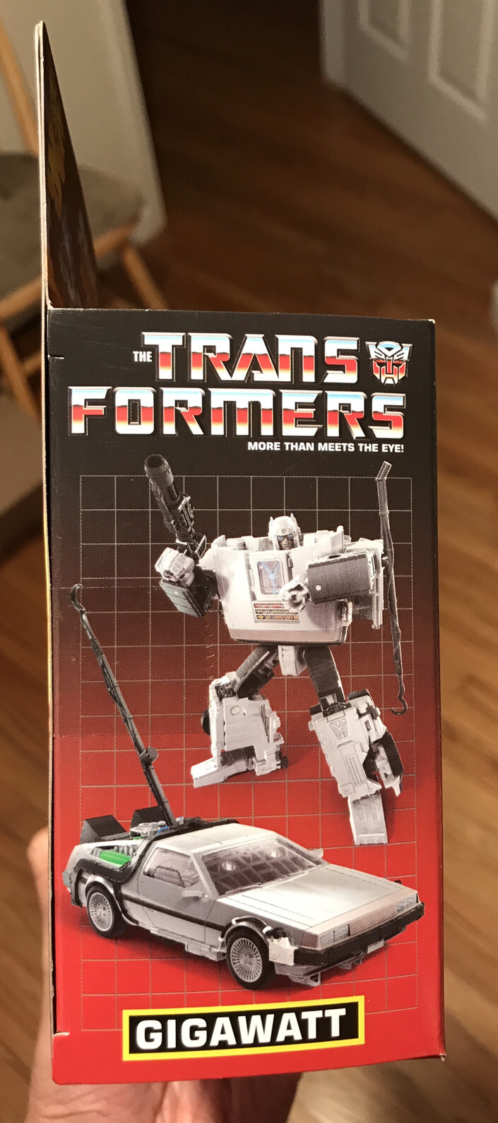 Transformers Back to the Future Mash-Up Delorean Gigawatt 35th Edition Sealed