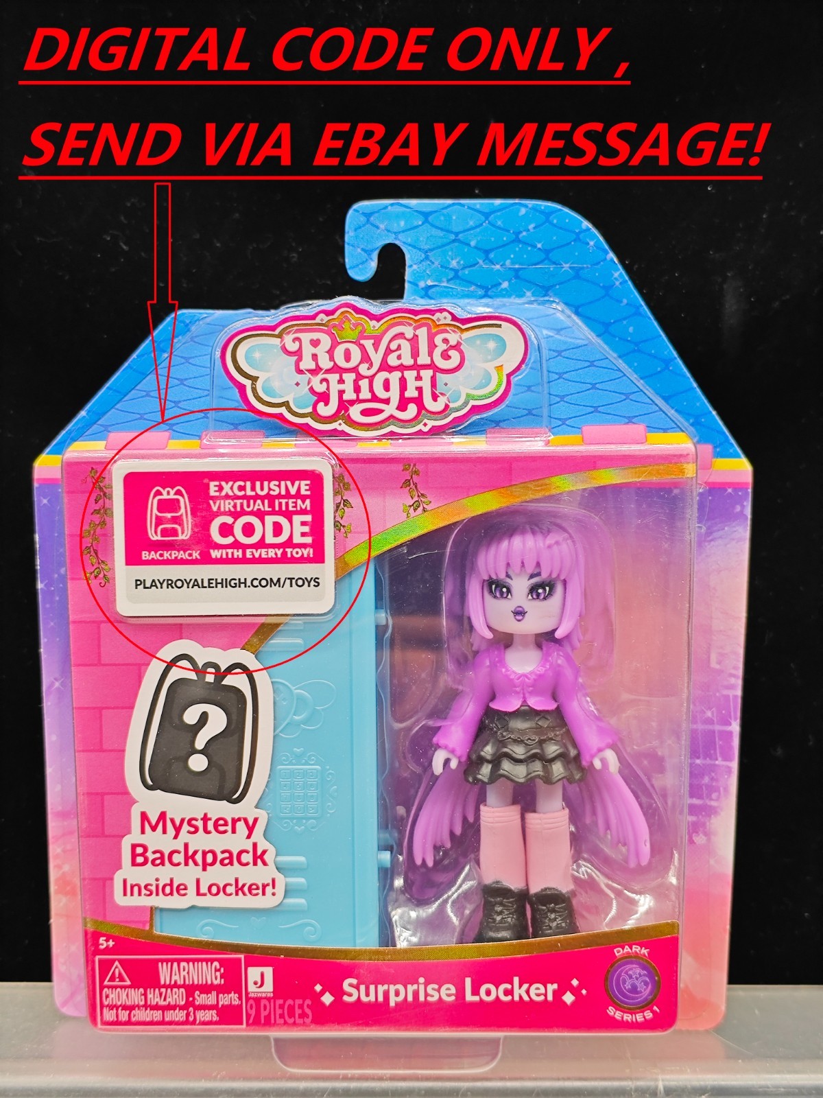 * YOU CHOOSE* * CODE ONLY* Royale High Surprise Locker Series 1 Series 2 DOLL