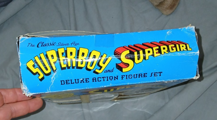DC DIRECT SILVER AGE SUPERBOY & SUPERGIRL WITH KRYPTO & STREAKY 6&Prime; FIGURE SET