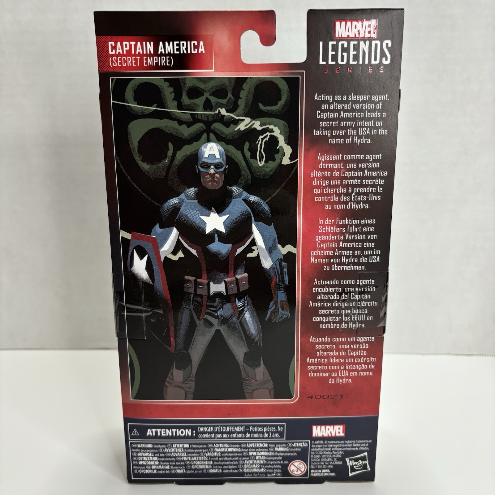 Marvel Legends Secret Empire Captain America Action Figure Exclusive New 2024