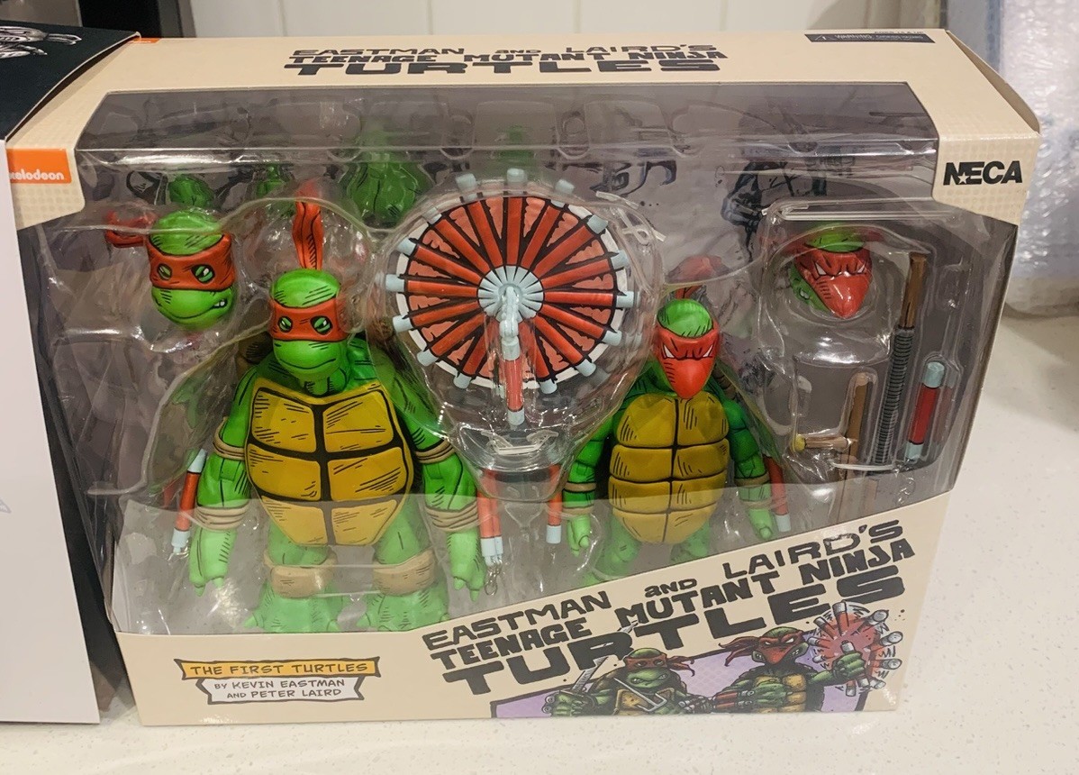 Eastman and Laird&rsquo;s The First Turtlles Mirage Comics TMNT NECA SDCC Exclusive