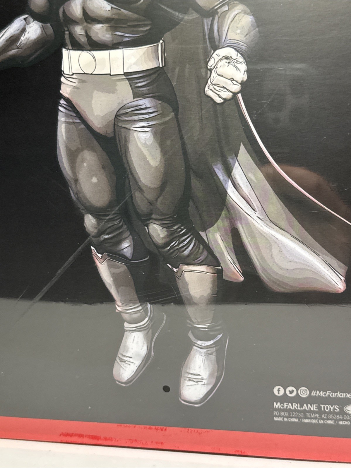 McFarlane Superman (The Dark Knight Returns) Black & White Accent Edition Figure