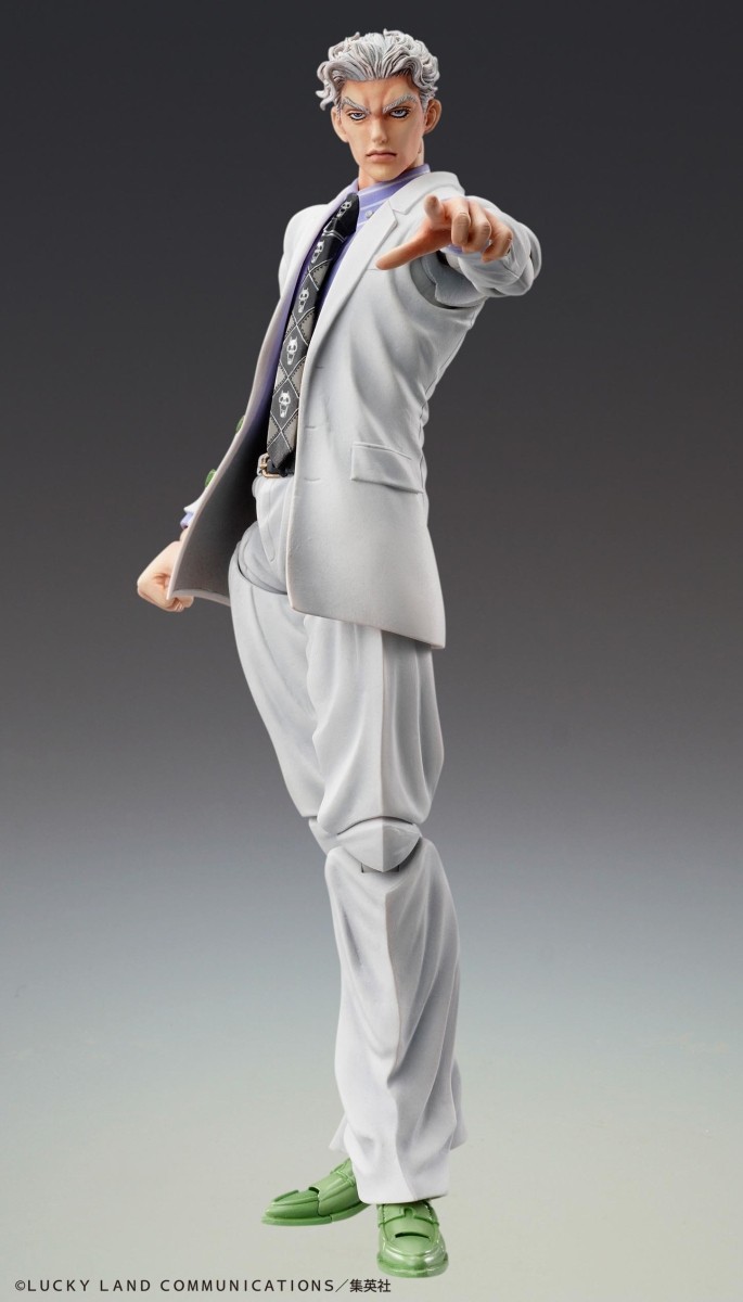Super Action StatueJOJO JoJo&rsquo;s Adventure Part 4 YOSHIKAGE KIRA Figure Japan F/S