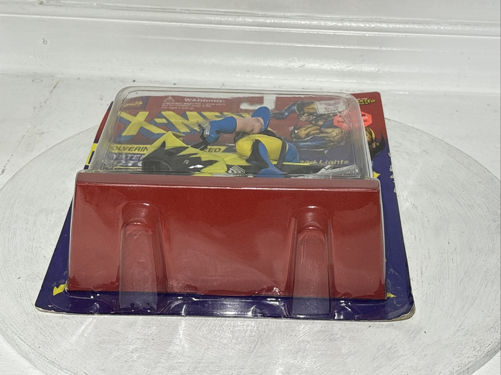 X-Men Wolverine Bump & Go Motorcycle with Removable Figure Marvel (Bubble Dent)